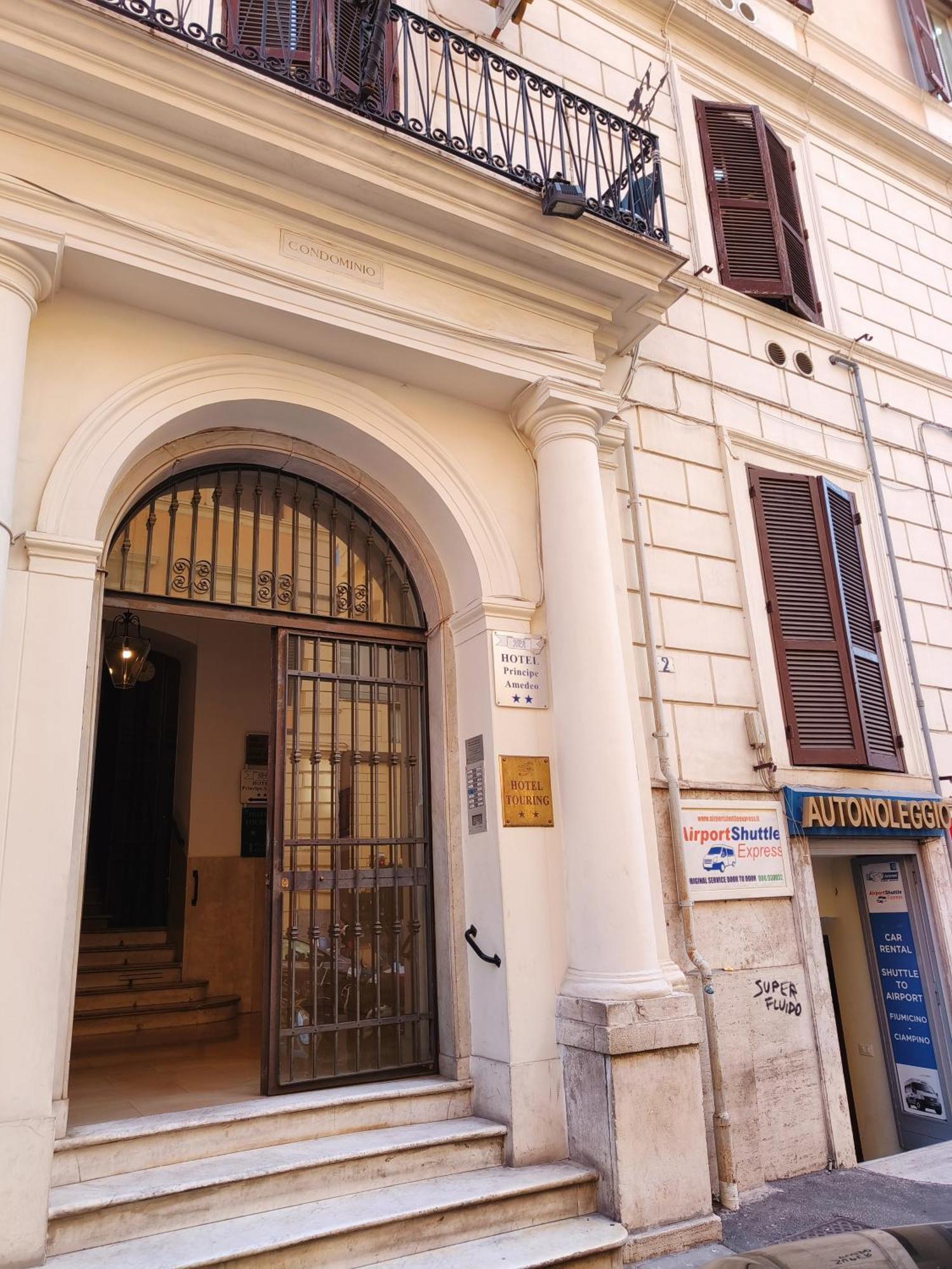 רומא Hotel Principe Amedeo מראה חיצוני תמונה